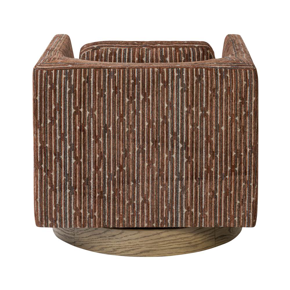Varaluz 509CH30A Harvest Oak,Geo Fullerton Accent Chair - Harvest Oak/geo Image 8