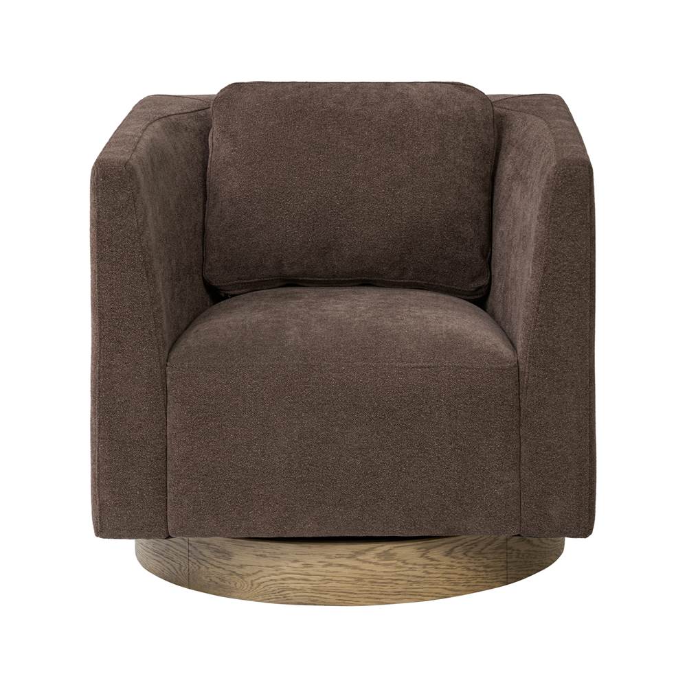 Varaluz 509CH30B Harvest Oak,Chocolate Fullerton Accent Chair - Harvest Oak/chocolate Image 1