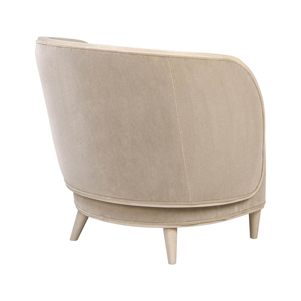 Varaluz 510CH28A Ash Blond,Mushroom Mohair Hayworth Accent Chair - Ash Blond/mushroom Mohair Image 7
