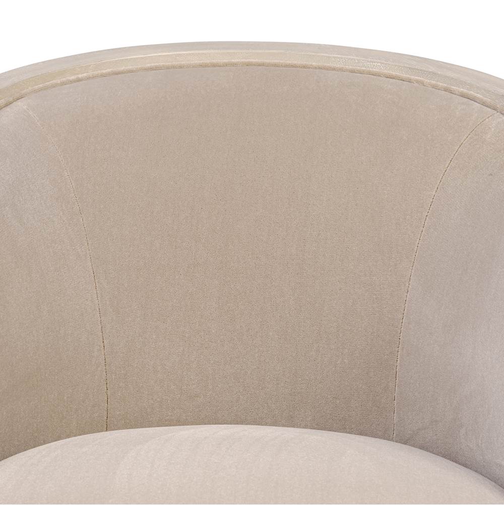 Varaluz 510CH28A Ash Blond,Mushroom Mohair Hayworth Accent Chair - Ash Blond/mushroom Mohair Image 6