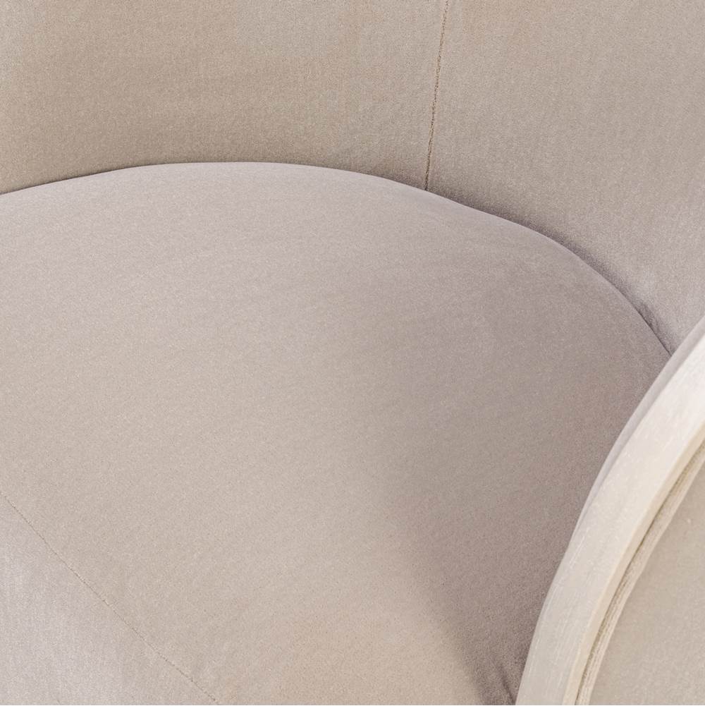 Varaluz 510CH28A Ash Blond,Mushroom Mohair Hayworth Accent Chair - Ash Blond/mushroom Mohair Image 4