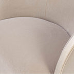 Varaluz 510CH28A Ash Blond,Mushroom Mohair Hayworth Accent Chair - Ash Blond/mushroom Mohair Image 4