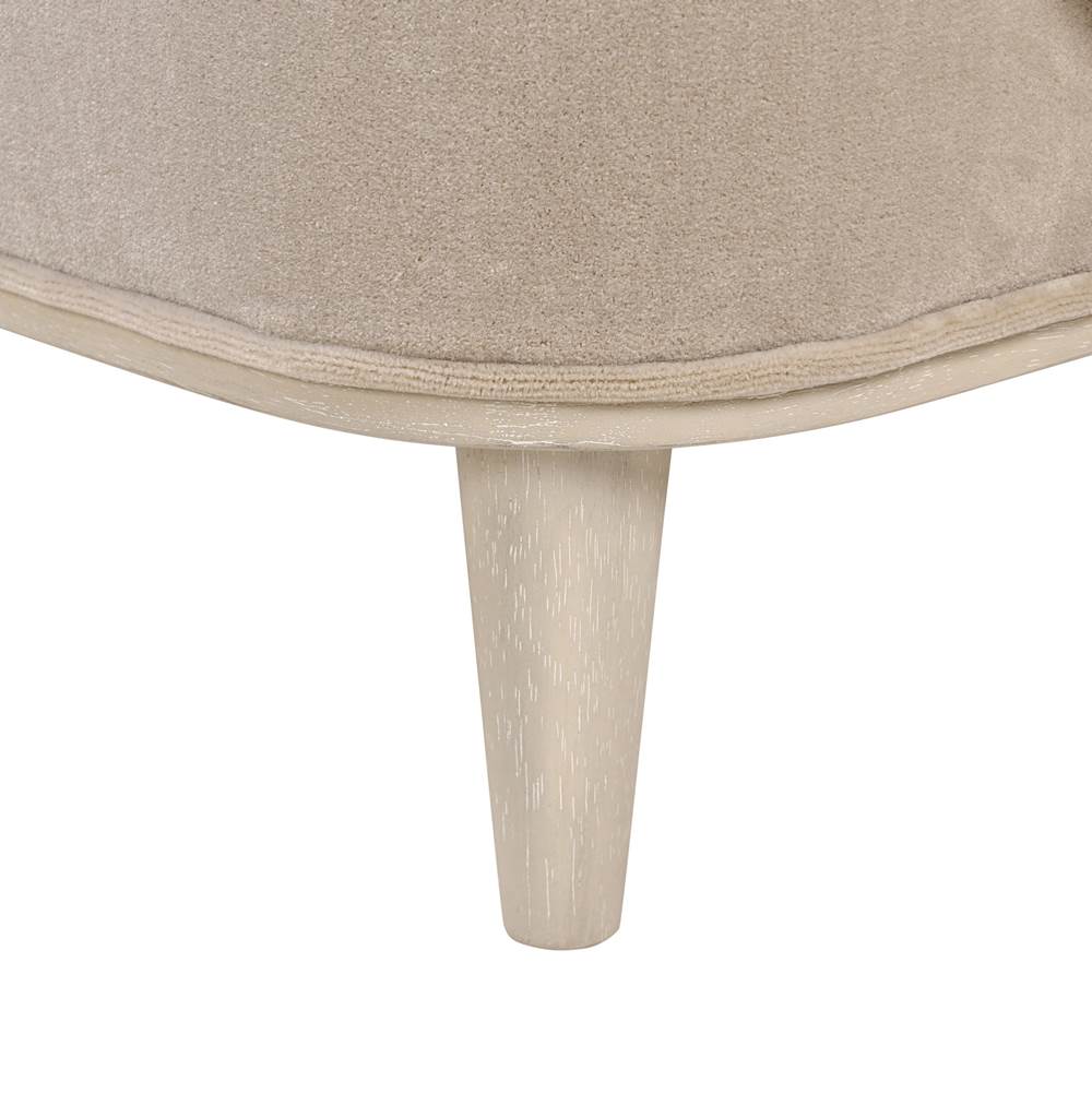 Varaluz 510CH28A Ash Blond,Mushroom Mohair Hayworth Accent Chair - Ash Blond/mushroom Mohair Image 3