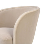 Varaluz 510CH28A Ash Blond,Mushroom Mohair Hayworth Accent Chair - Ash Blond/mushroom Mohair Image 2