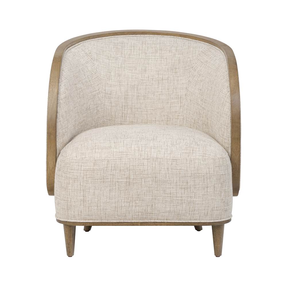 Varaluz 510CH28B Harvest Oak,Sand Hayworth Accent Chair - Harvest Oak/sand Image 1