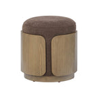 Varaluz Hutton Ottoman - Harvest Oak/chocolate