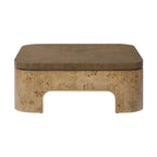 Varaluz 514TA44A Mushroom Oak,Mappa Burl Mckinney Coffee Table - Mushroom Oak/mappa Burl Image 1