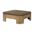 Varaluz Mckinney Coffee Table - Mushroom Oak/mappa Burl