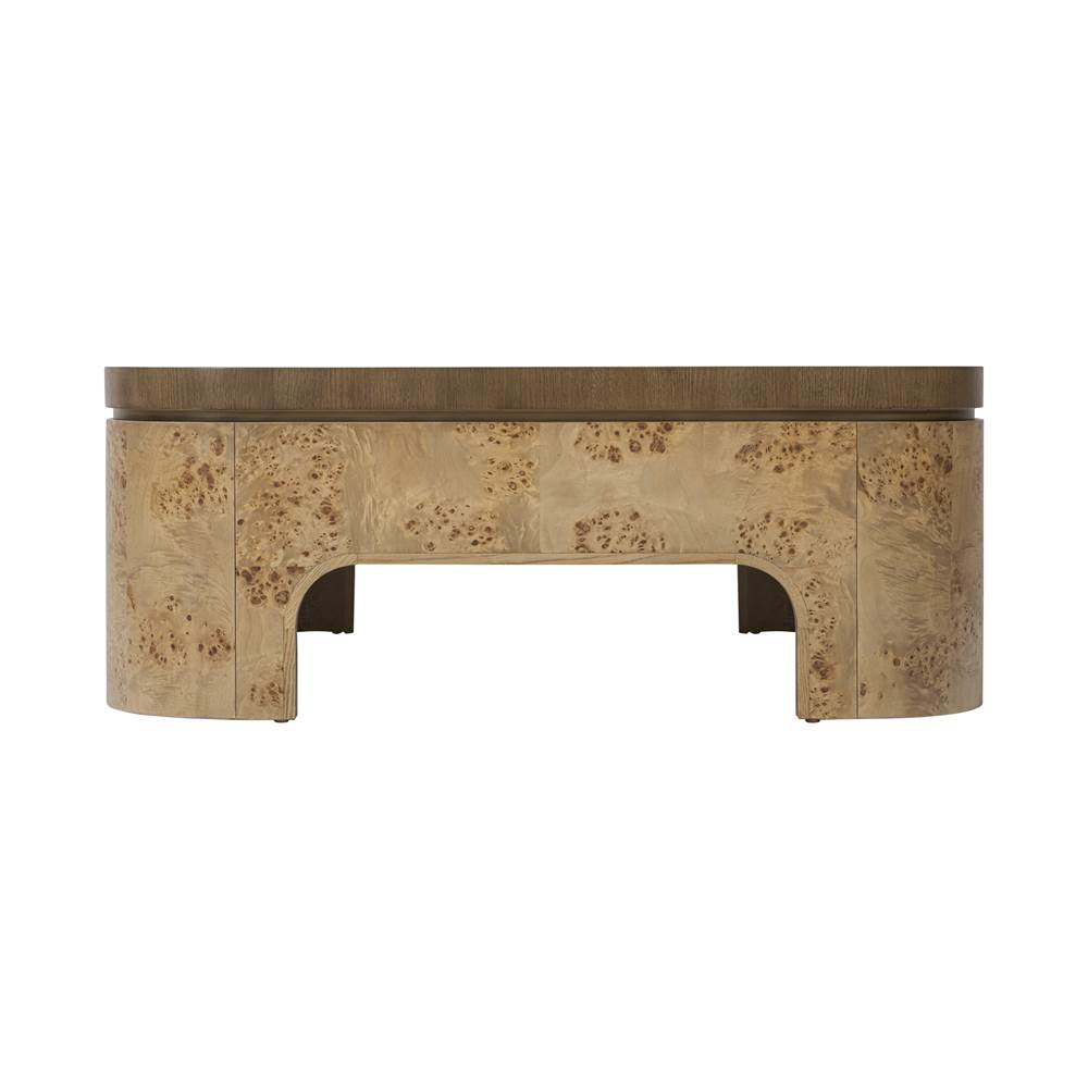 Varaluz 514TA44A Mushroom Oak,Mappa Burl Mckinney Coffee Table - Mushroom Oak/mappa Burl Image 9