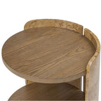 Varaluz 514TE20A Mushroom Oak,Mappa Burl Mckinney Side Table - Mushroom Oak/mappa Burl Image 6