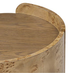 Varaluz 514TE20A Mushroom Oak,Mappa Burl Mckinney Side Table - Mushroom Oak/mappa Burl Image 2