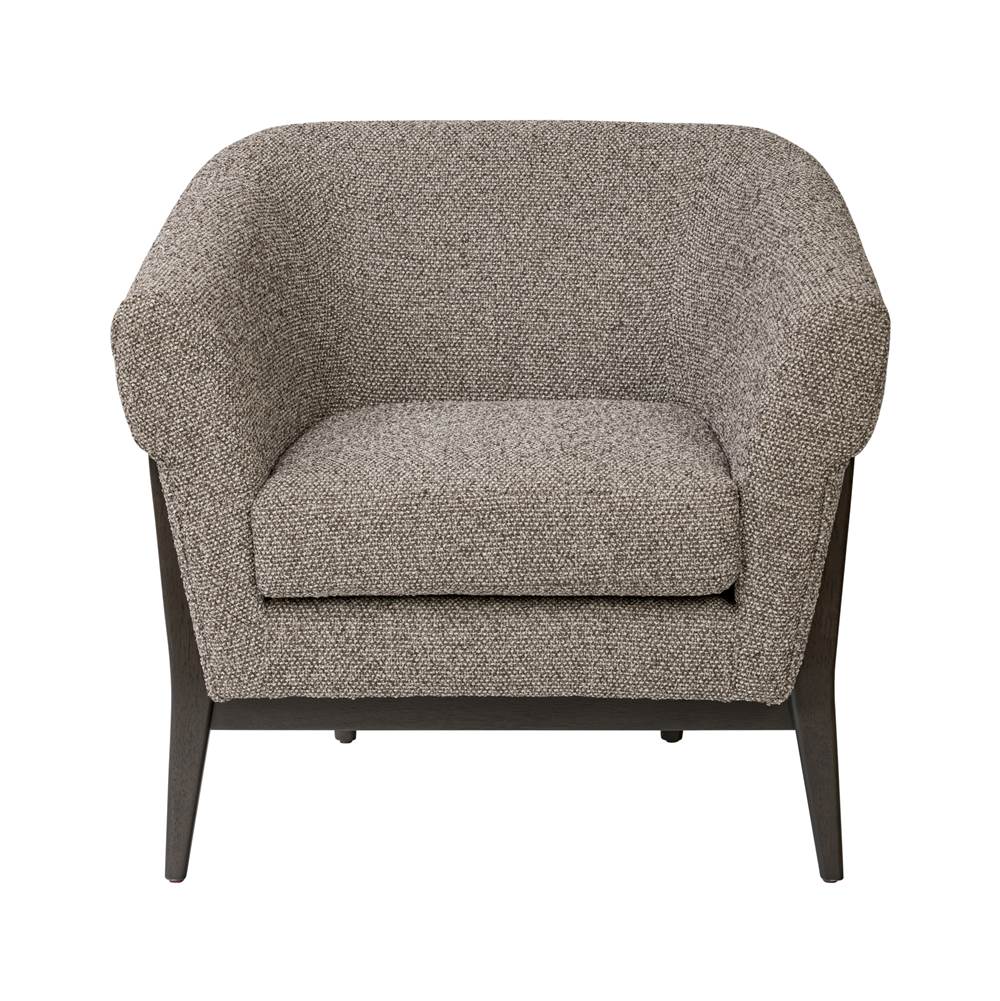 Varaluz 515CH32A Dark Brown Oak,Earth Melrose Accent Chair - Dark Brown Oak/earth Image 1