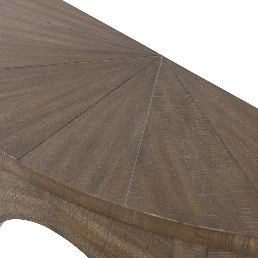 Varaluz 516TA52A Aged Barrel Nob Hill Console Table - Aged Barrel Image 4