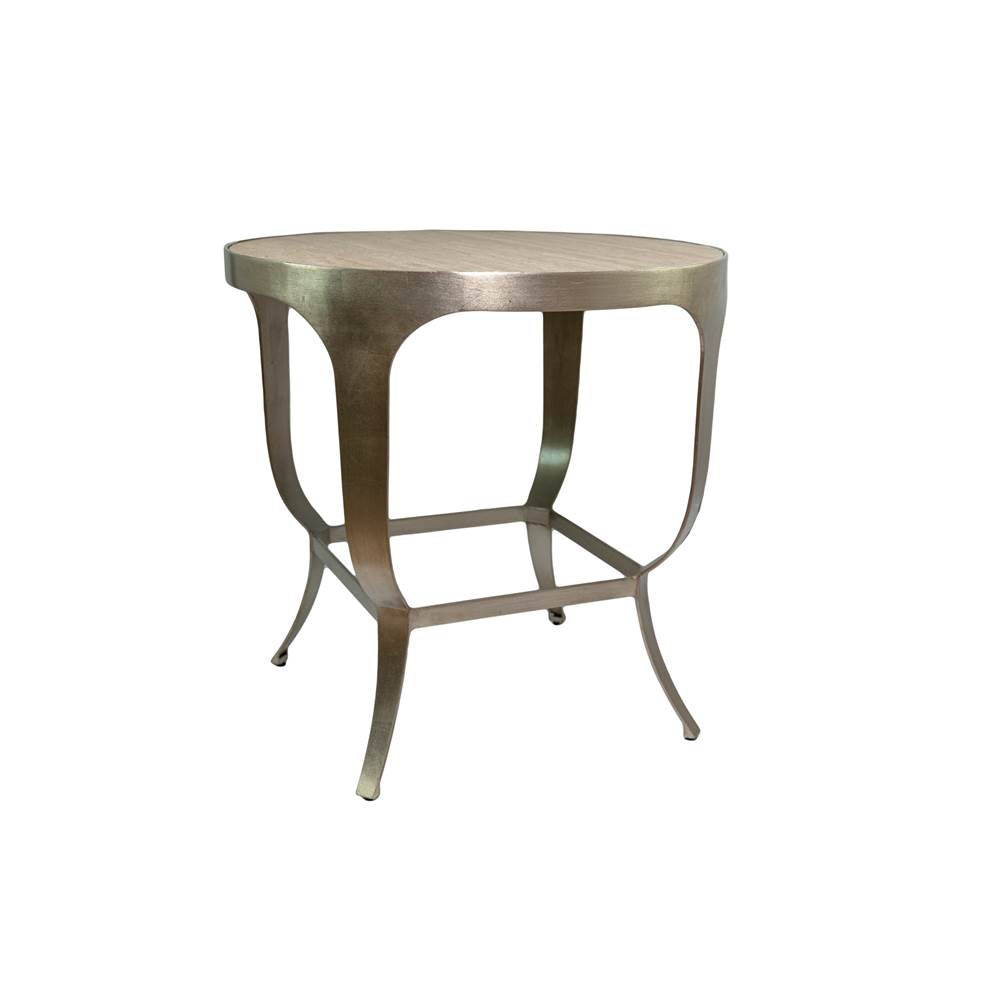 Varaluz 524TN30A Moon Haze Silver Leaf Saint Regis Center Table - Moon Haze Silver Leaf Image 1