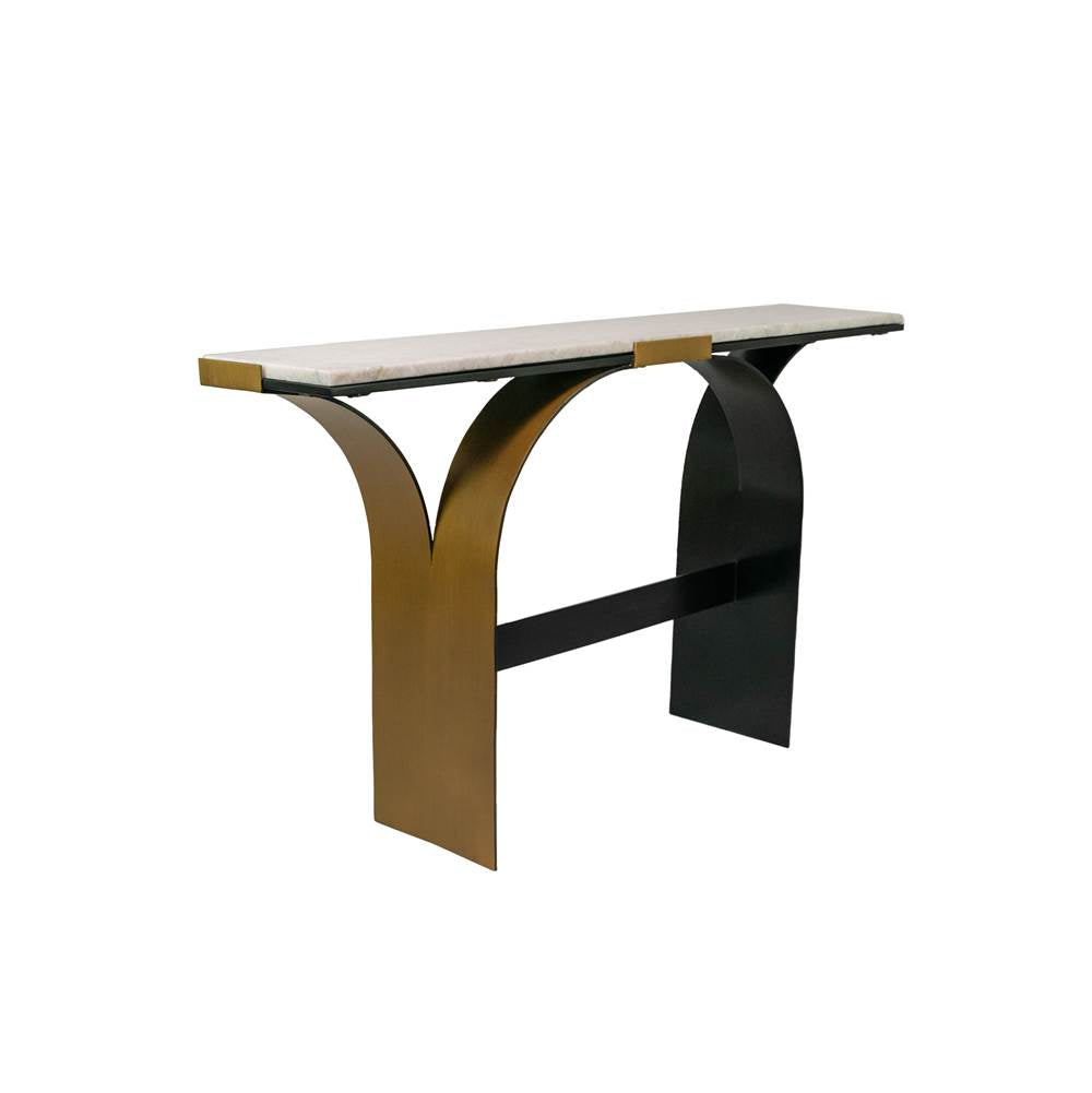 Varaluz 526TO54A Heirloom Gold,Nouveau Black Rivington Console Table - Heirloom Gold/nouveau Black Image 1