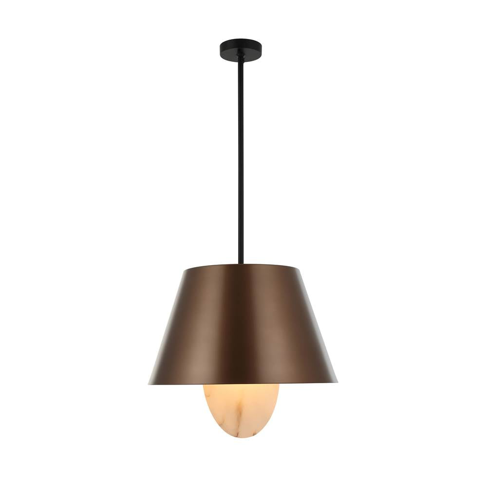 Varaluz 529P04BGMB Brontourage,Matte Black Rock On 4-lt Pendant - Brontourage/matte Black Image 2