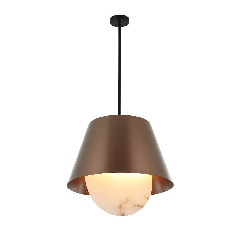 Varaluz 529P06BGMB Brontourage,Matte Black Rock On 6-lt Pendant - Brontourage/matte Black Image 6