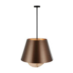 Varaluz 529P06BGMB Brontourage,Matte Black Rock On 6-lt Pendant - Brontourage/matte Black Image 5