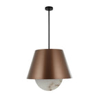 Varaluz 529P06BGMB Brontourage,Matte Black Rock On 6-lt Pendant - Brontourage/matte Black Image 3