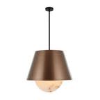 Varaluz 529P06BGMB Brontourage,Matte Black Rock On 6-lt Pendant - Brontourage/matte Black Image 2