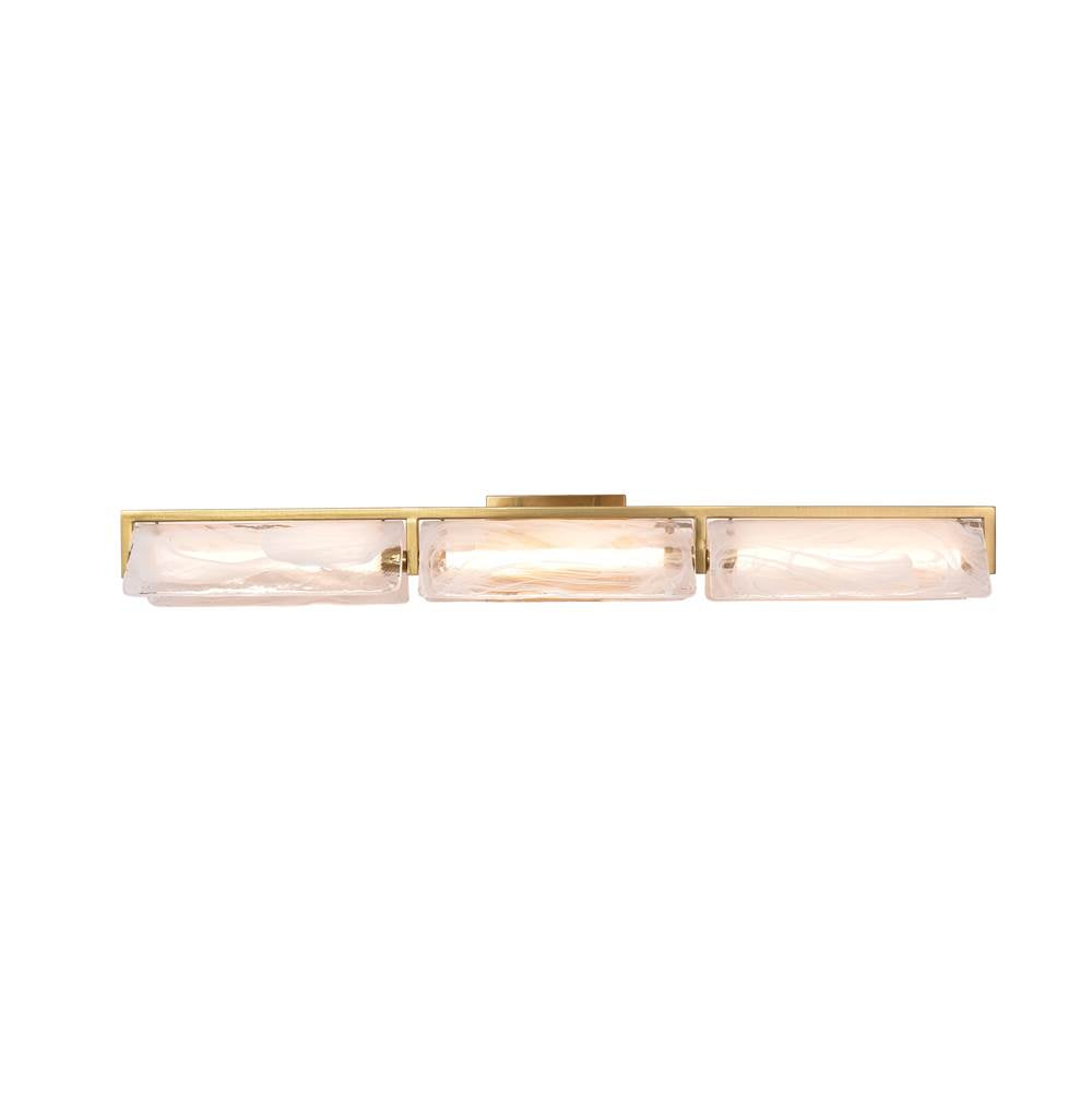 Varaluz Mingle 3-lt Bath - Satin Brass