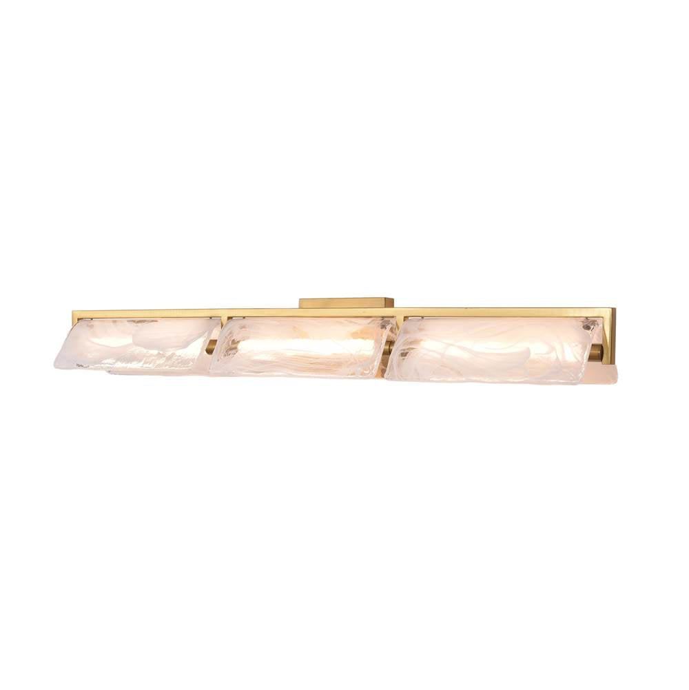 Varaluz 531B03SB Satin Brass Mingle 3-lt Bath - Satin Brass Image 5