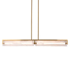 Varaluz 531N02SB Satin Brass Mingle 2-lt Medium Linear - Satin Brass Image 1
