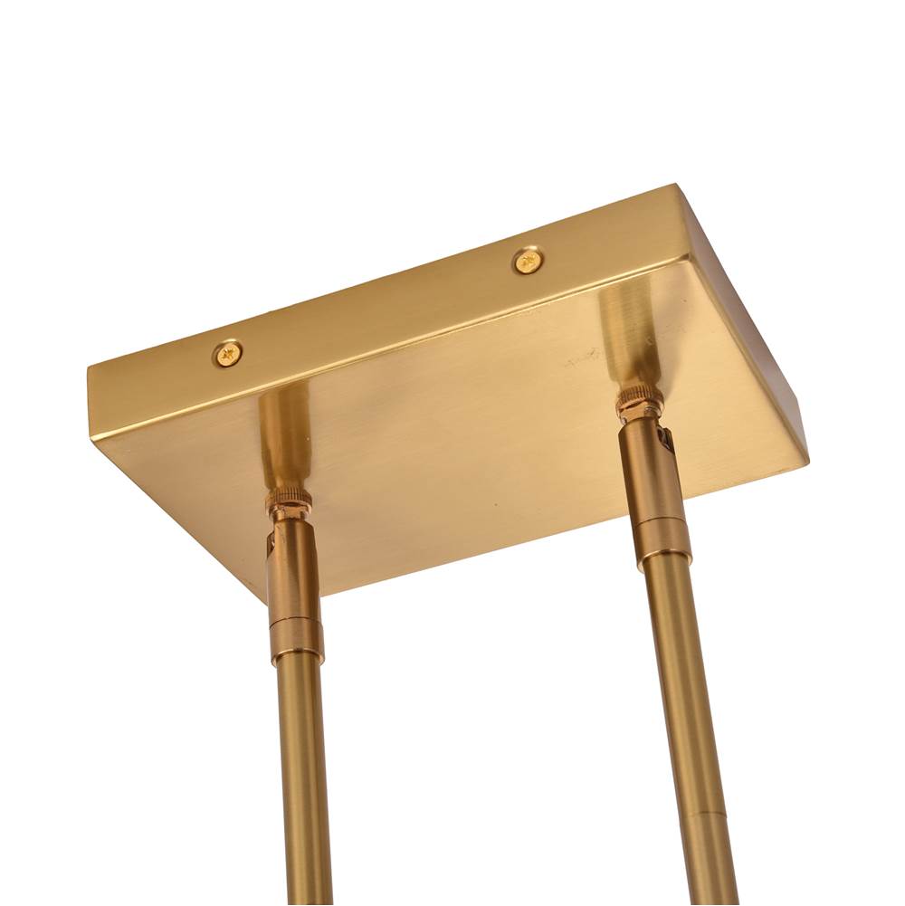 Varaluz 531N02SB Satin Brass Mingle 2-lt Medium Linear - Satin Brass Image 2