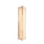 Varaluz 531W01LSB Satin Brass Mingle 1-lt Tall Sconce - Satin Brass Image 1