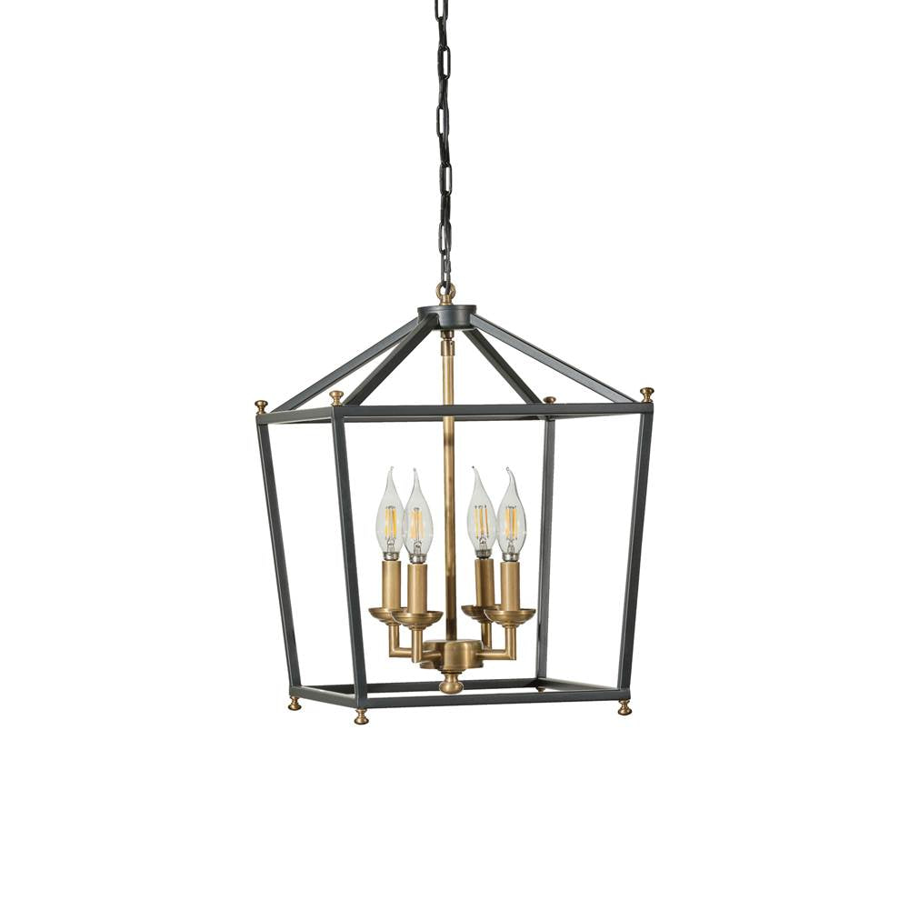 Varaluz Gridlock 4-lt Pendant - Antique Bronze