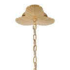 Varaluz 901C06FGN French Gold,Natural Seagrass Banana Leaf 6-lt Chandelier - French Gold/natural Seagrass Image 2