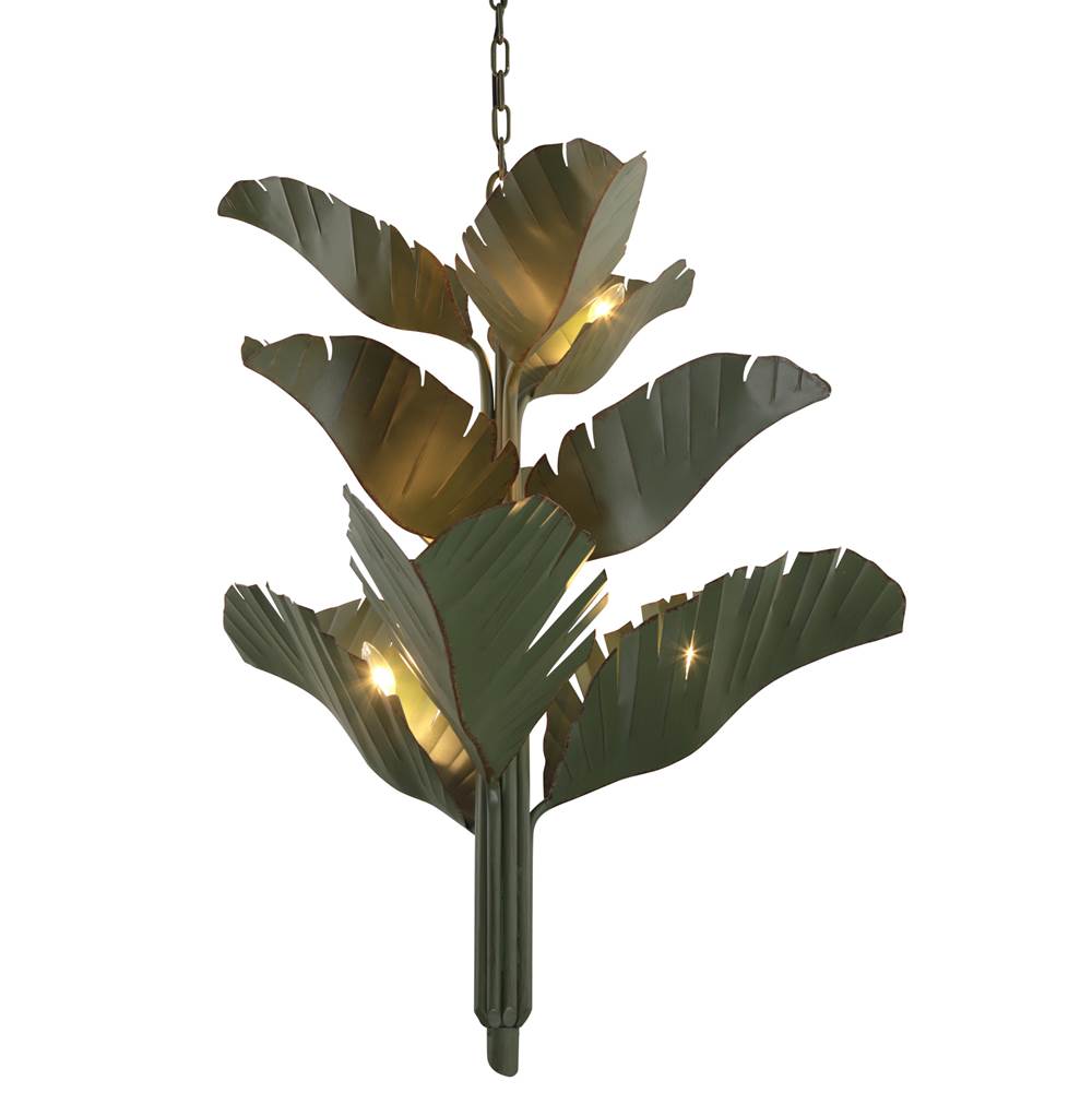 Varaluz 901C09 Banana Leaf Banana Leaf 9-lt Chandelier Image 1