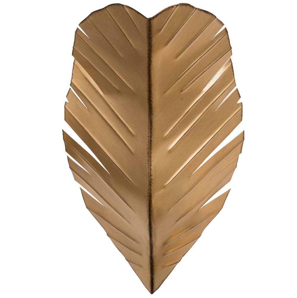 Varaluz 901K02GO Gold, Dark Edging Banana Leaf 2-lt Sconce - Gold W/dark Edging Image 6