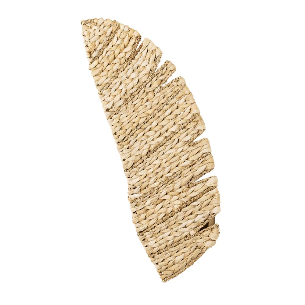 Varaluz 901K03FGN French Gold,Natural Seagrass Banana Leaf 3-lt Sconce - French Gold/natural Seagrass Image 2