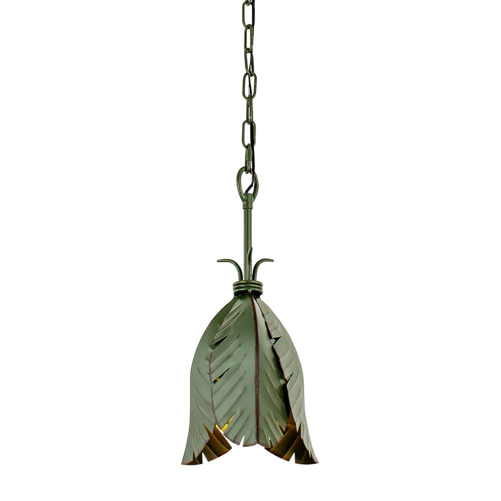 Varaluz 901M01 Banana Leaf Banana Leaf 1-lt Mini Pendant Image 1