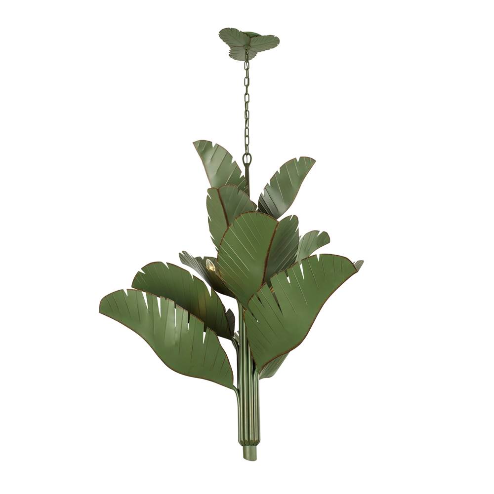 Varaluz Banana Leaf Banana Leaf 12-lt Chandelier - Banana Leaf