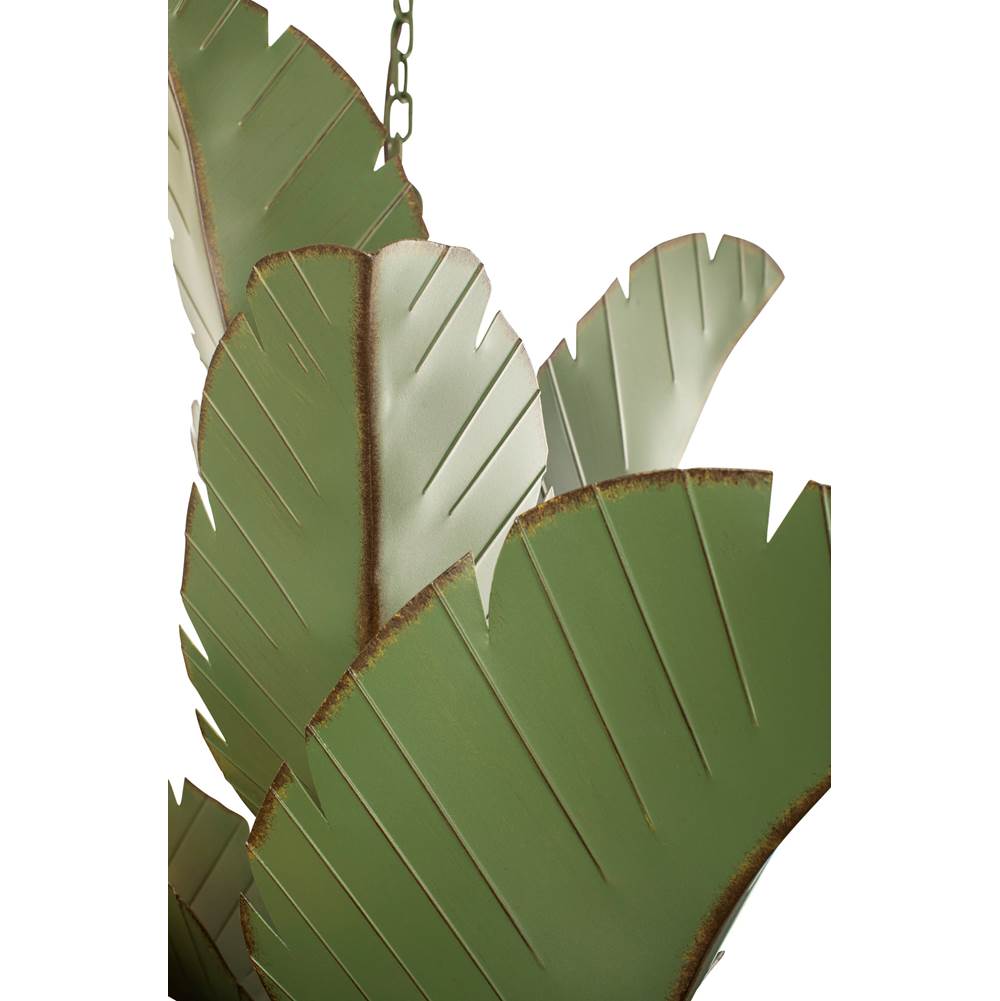 Varaluz 901C12 Banana Leaf Banana Leaf 12-lt Chandelier - Banana Leaf Image 3