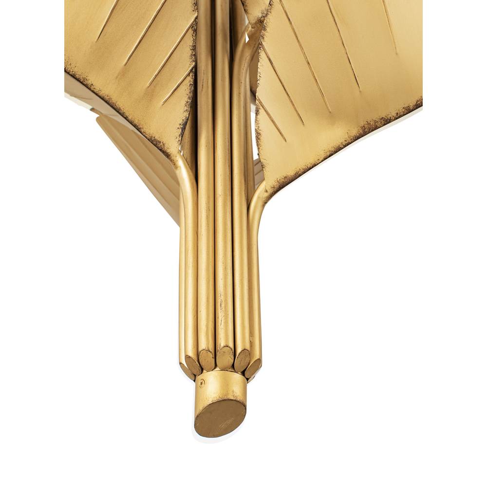 Varaluz 901C12GO Gold Banana Leaf 12-lt Chandelier - Gold Image 2