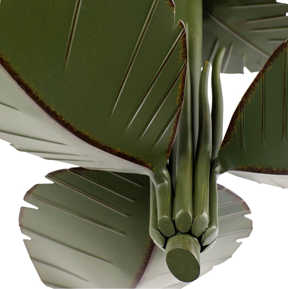 Varaluz 901S03 Banana Leaf Banana Leaf 3-lt Semi-flush - Banana Leaf Image 2