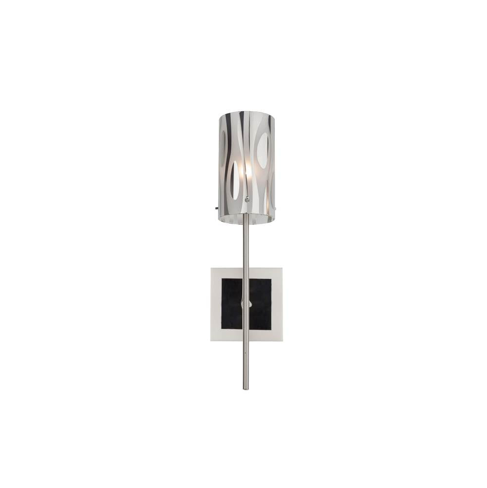 Varaluz AC1071 Chrome Chroman Empire 1-lt Sconce - Chrome Image 1