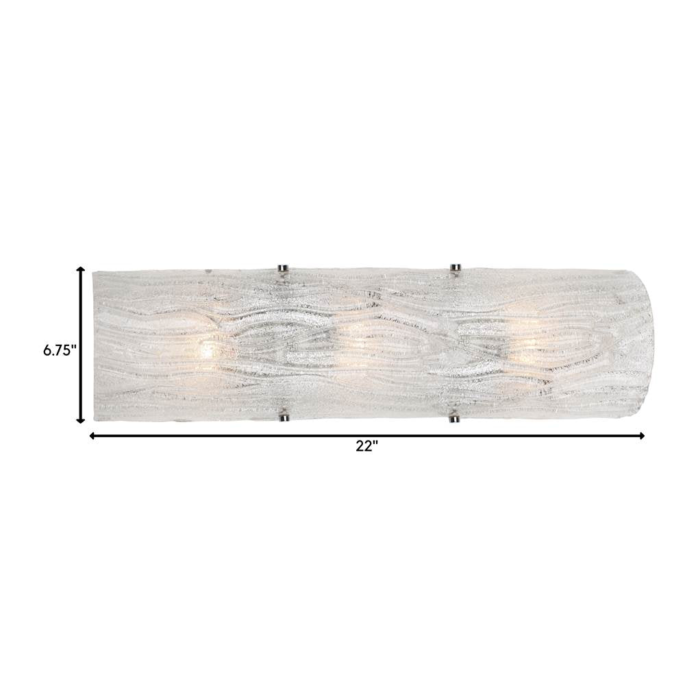 Varaluz AC1105 Chrome Brilliance 3-lt Sconce Fixture - Chrome Image 2