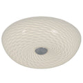 Varaluz AC1581 Chrome Swirled 2-lt Small Flush Mount - French Feather Image 1
