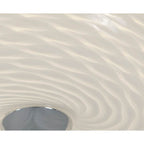 Varaluz AC1581 Chrome Swirled 2-lt Small Flush Mount - French Feather Image 3