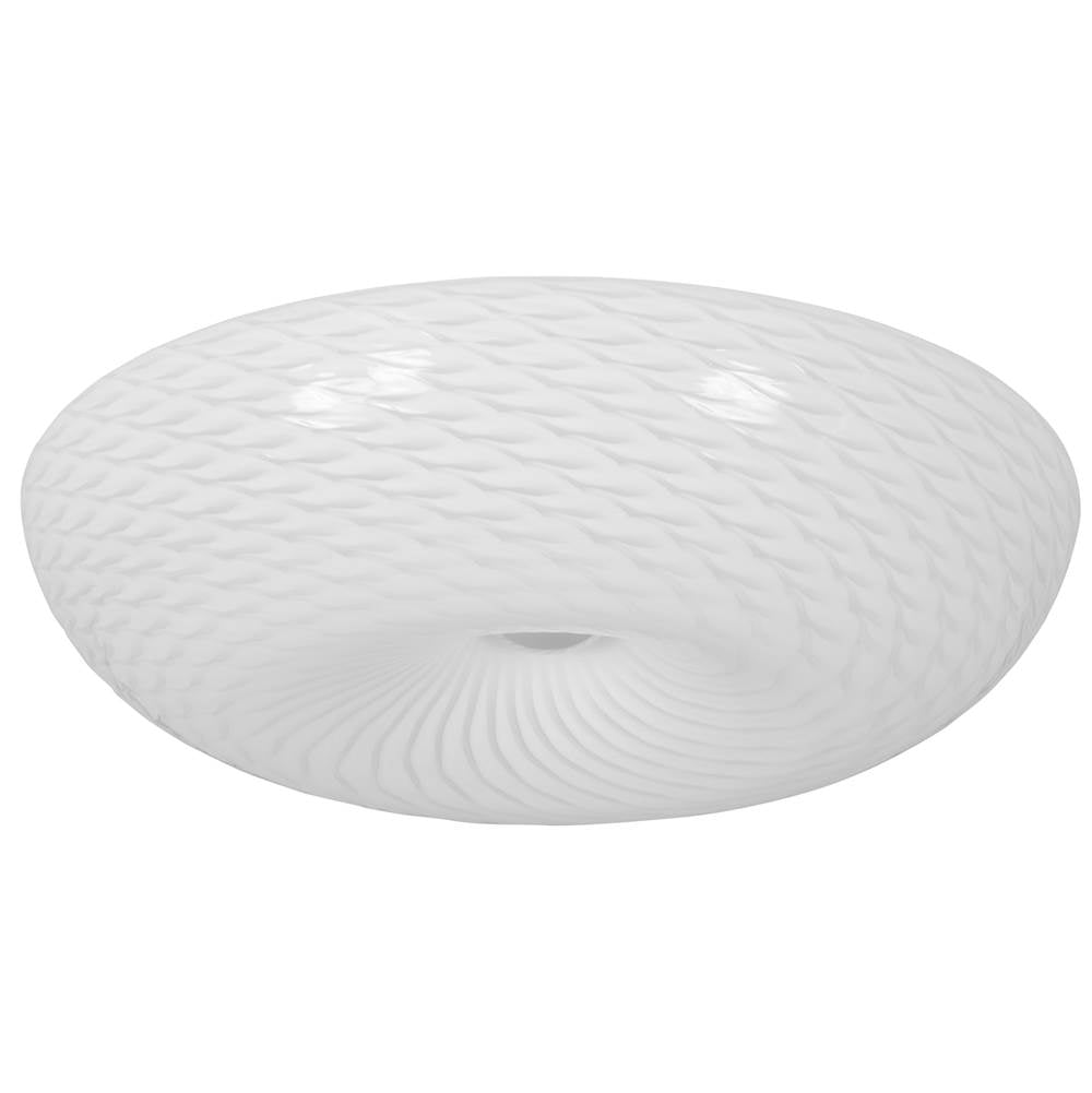 Varaluz Swirled 3-lt Large Flush Mount - French Feather