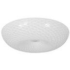 Varaluz Swirled 3-lt Large Flush Mount - French Feather