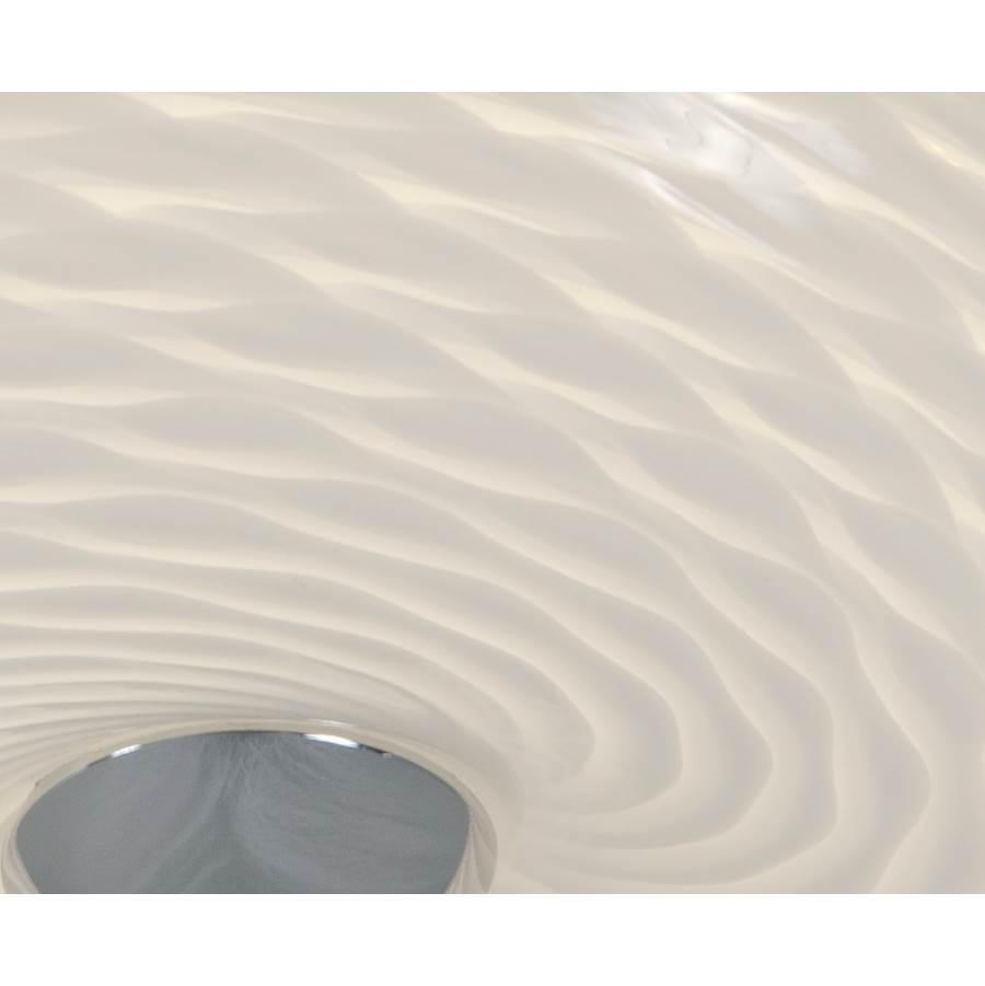 Varaluz AC1585 Chrome Swirled 3-lt Large Flush Mount - French Feather Image 3