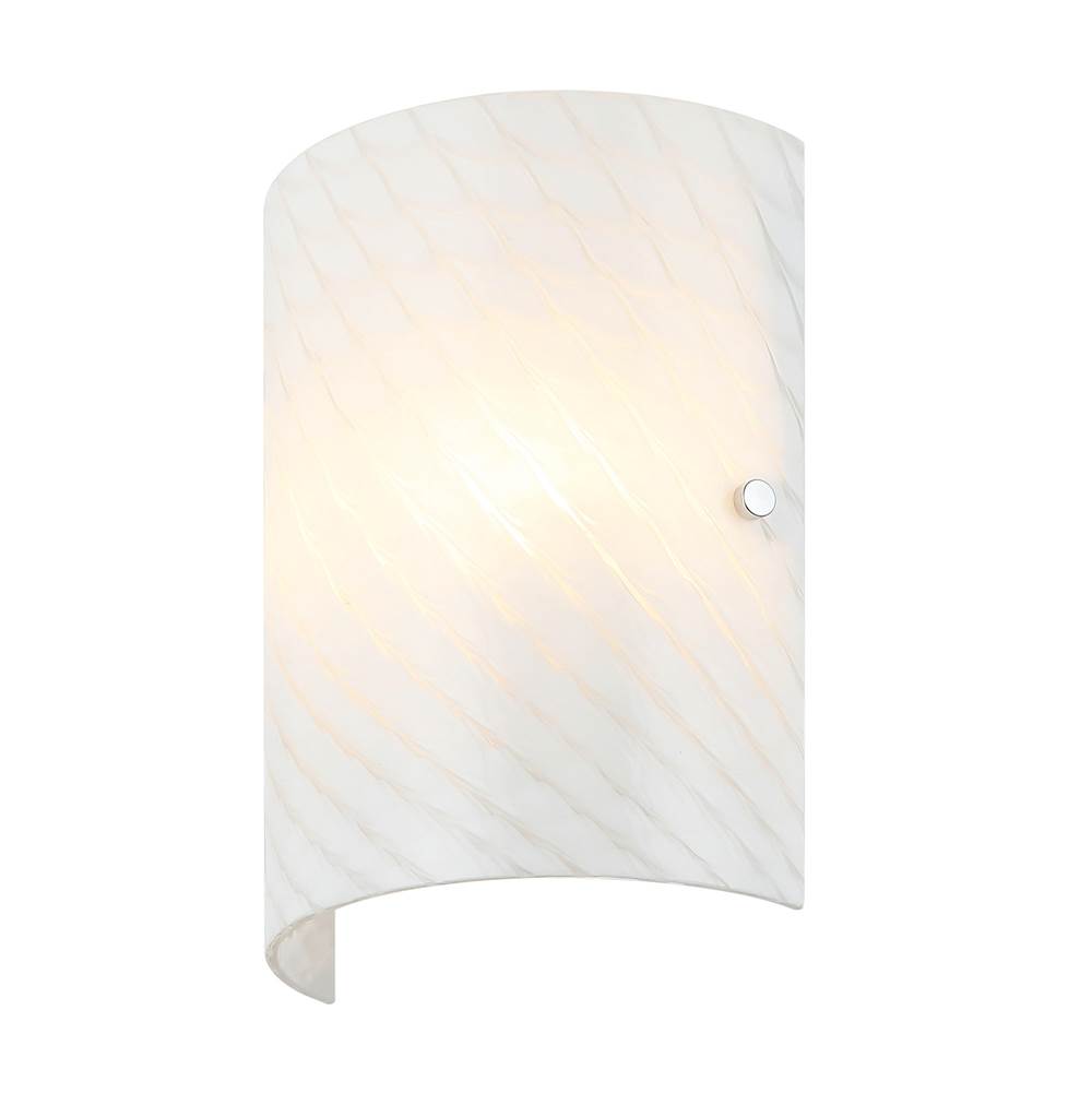 Varaluz AC1690 Chrome Swirled 2-lt Sconce - Chrome Image 1