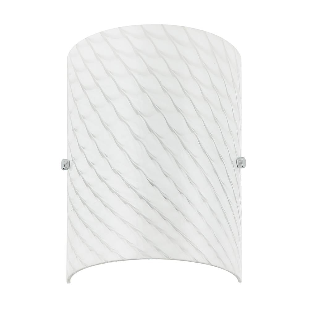 Varaluz AC1690 Chrome Swirled 2-lt Sconce - Chrome Image 2