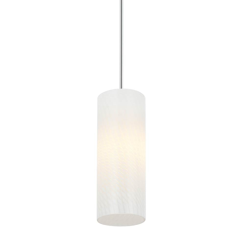 Varaluz AC1691 Chrome Swirled 1-lt Mini Pendant - Chrome Image 1