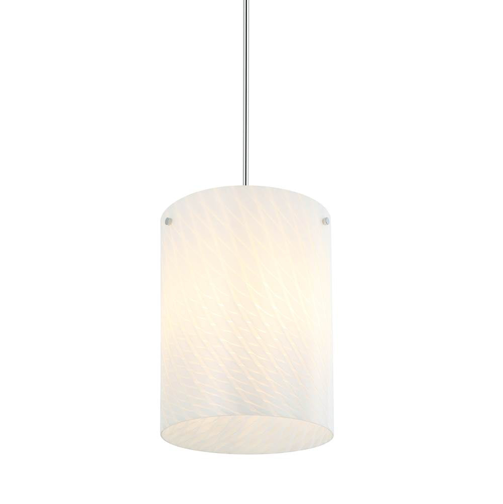 Varaluz AC1693 Chrome Swirled 3-lt Pendant - Chrome Image 1